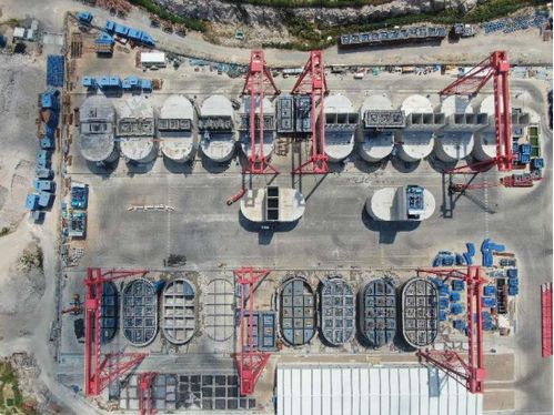大洋山海工基地材料码头顺利完成交工验收